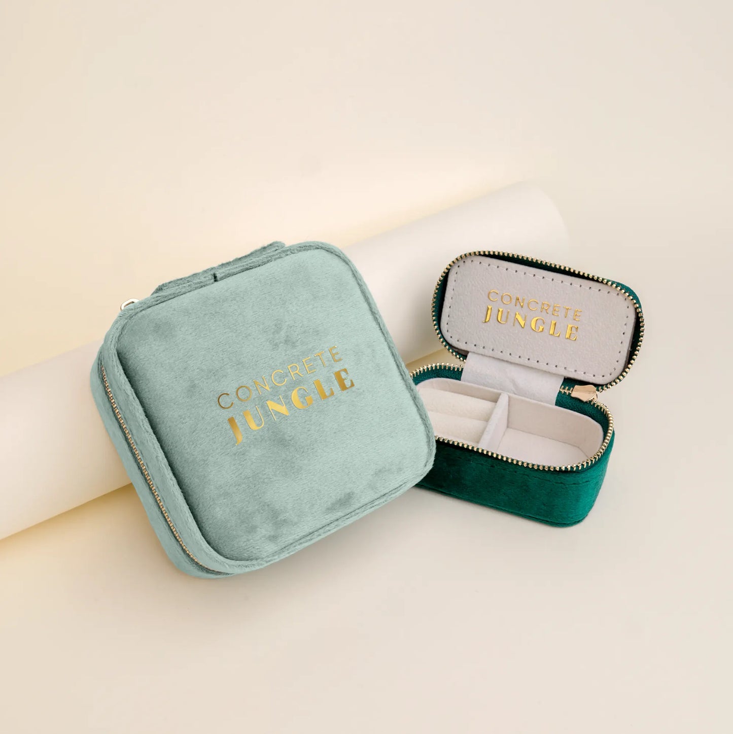 Schmuckkästchen VELVET | Mint medium