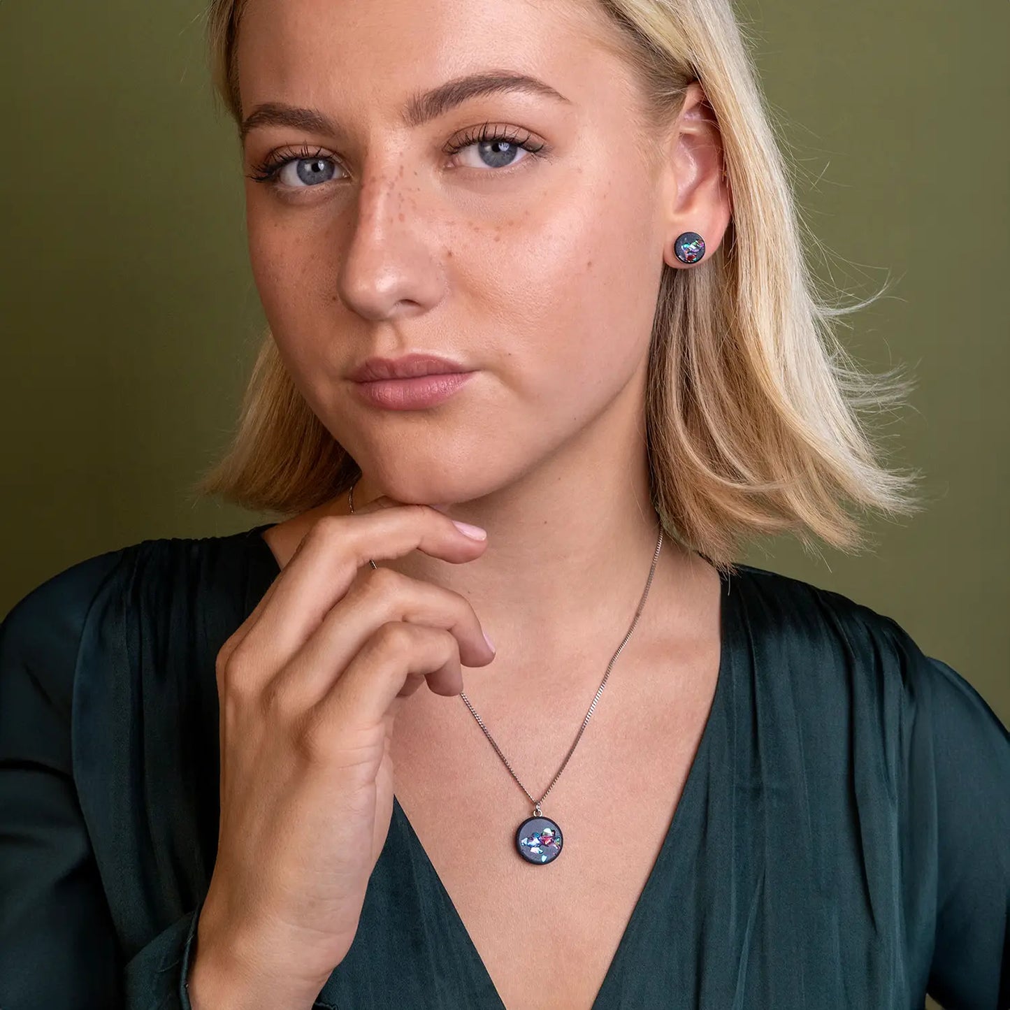 Ohrstecker TARA | Black Crystal