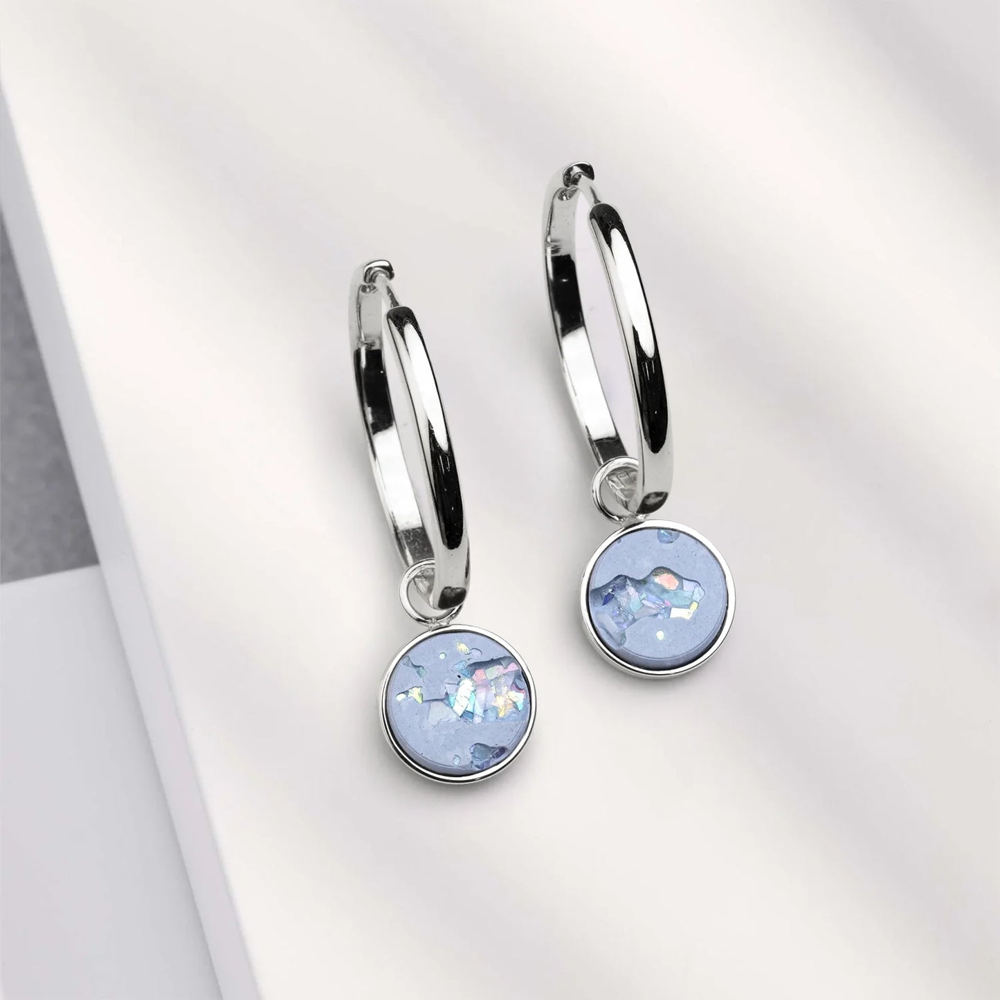 #anhänger_blue crystal silver