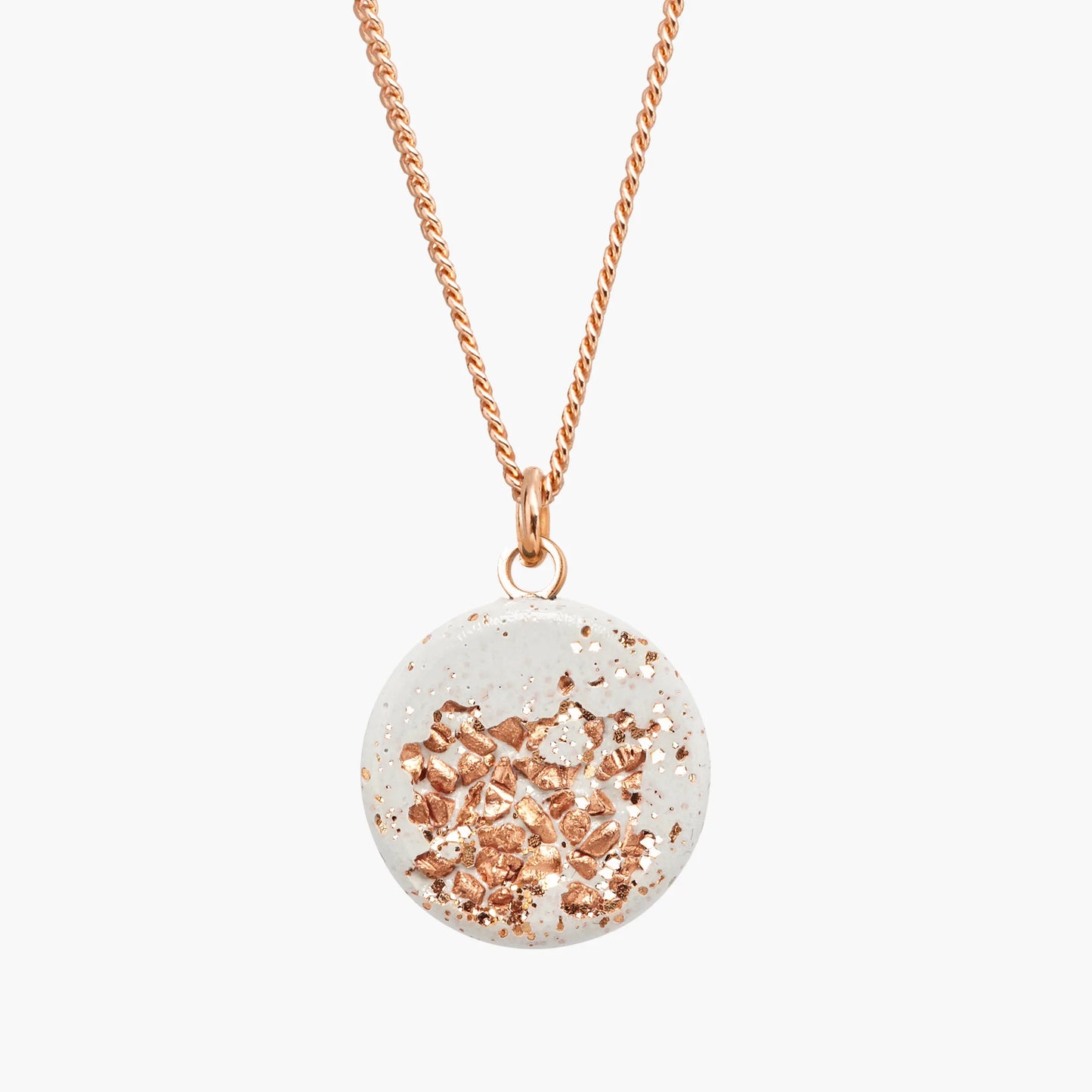Halskette MARY | White Rosé