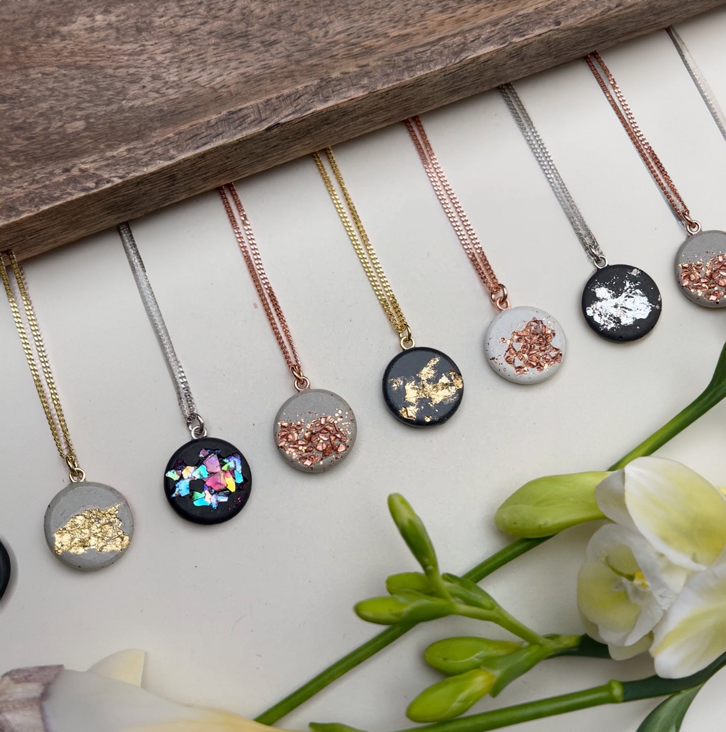 Halskette MARY | Black Crystal