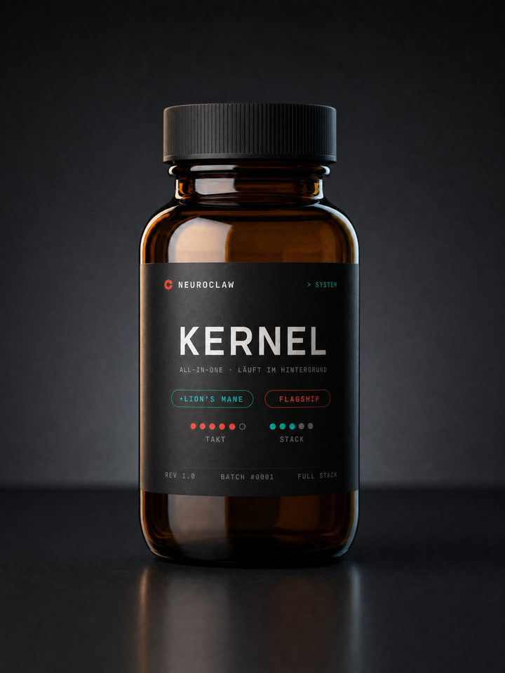 KERNEL — NEUROCLAW Premium All-in-One Stack im Apothekerglas